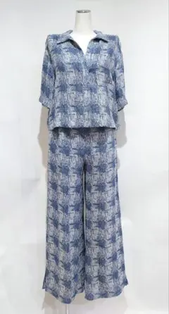 EMPORIO ARMANI 総柄 シャツ パンツ セットアップ