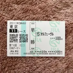 2025年最新】単勝馬券 オルフェーヴルの人気アイテム - メルカリ