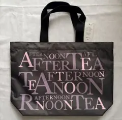 AFTERNOON TEA ロゴ入りトートバッグ グレーのサムネイル