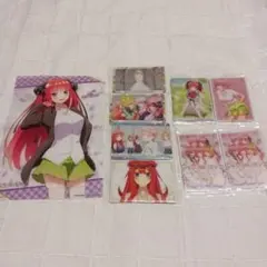 五等分の花嫁 クリアポスターとカードセット