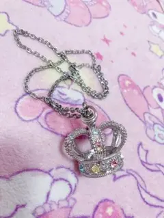 水曜日のアリス 王冠ネックレス クラウンネックレス シルバー 大