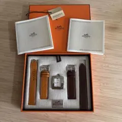 新品HERMES Belt Watch 本体 替えベルト付のサムネイル