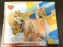 タイトーくじ 初音ミク×RODY 鏡音リン クリアスタンド クリアファイル
