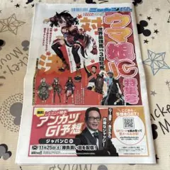 日刊スポーツ新聞 ウマ娘＆ジャパンカップ特集号