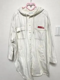 RODEO CROWNS フード付き長袖シャツ ホワイトのサムネイル