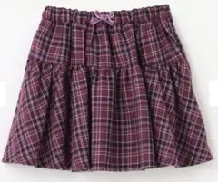 anyFAM kids エニィファムキッズチェック柄スカパン 120