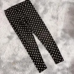 TIME AND TRU ドット柄レギンス 【S】秋冬