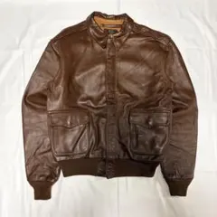 AVIREX A-2 フライトジャケット USA製 アメリカ製 レザージャケット