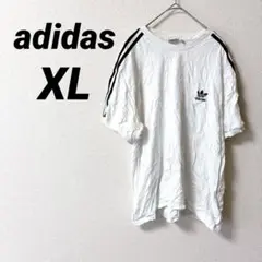 adidas 【XL】ホワイト Tシャツ 半袖 レディース 夏