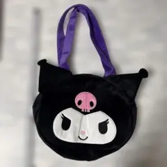 クロミ　クロミちゃん　キャラクター バッグ 黒と紫