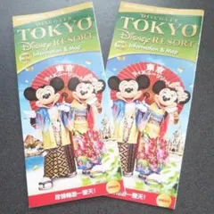 東京ディズニーランド開園当時パンフレット　大小2枚セット 東京ディズニーランド開園当時パンフレット 大小2枚セット