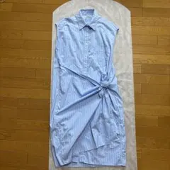 BALENCIAGA ストライプ ノースリーブ シャツワンピース 2026年最新】BALENCIAGA 柄：ストライプ レディース ノースリーブ