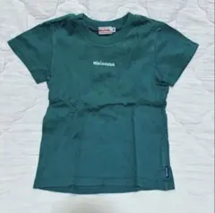 ミキハウス 半袖Tシャツ 90 緑 ロゴ - メルカリ