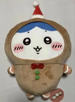 【新品】ちいかわ ジンジャーマンBIGぬいぐるみ　ハチワレ