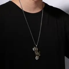 レディース レトロ　バイク　 ペンダント　アメカジ メンズ 数量限定！ネックレス