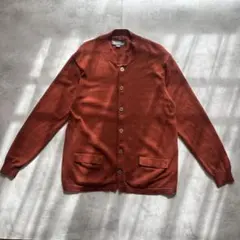 カーディガン オレンジ