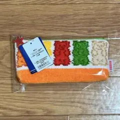 【新品未使用】フェイラー × ハリボー フラットポーチM　HARIBO フェイラー ハリボー ゴールドベア フラットポーチS マルチカラー 未