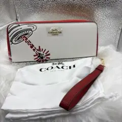 COACH 長財布 ミッキー UFO ストラップ付 - メルカリ