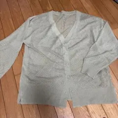 ニットカーディガン　しまむら　夏服