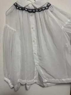 COMME des GARÇONS TRICOT シースルーブラウス ホワイトのサムネイル
