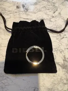 DIESEL シルバーリング　チョーカー