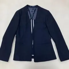AOKI LESMUES 洗えるノーカラージャケット 11号