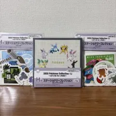 ポケモン　くじ　ステッカー　シール　メモ帳　３点セットのサムネイル