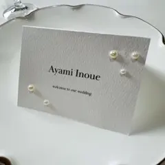 【NEW席札】　結婚式　シンプル　人気　ウェディング　ペーパーアイテム