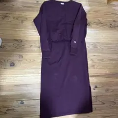 Champion バーガンディ ロングワンピース