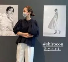 yori shirocon フローラバックリボンブラウス ホワイト 白 38 - メルカリ