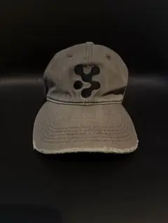 VUJADE グレー ロゴ入り ベースボールキャップ