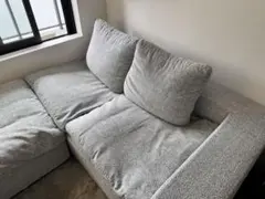 【美品】IDC大塚家具ユニットソファ Nソロモン