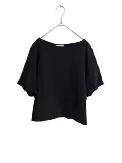 SHIPSanyシップスエニィコットン100%半袖カットソー ブラックFゆったりのサムネイル