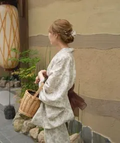 Ambre Neige 2way 浴衣セット ブルー yukata set - メルカリ