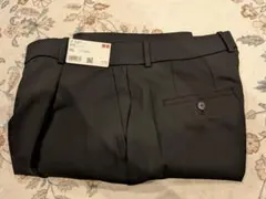 UNIQLO タックワイドパンツ XXL ブラック　試着のみ　タグ付き