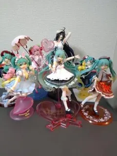 初音ミク フィギュア まとめ売り 7体セット(一体　アルベド)