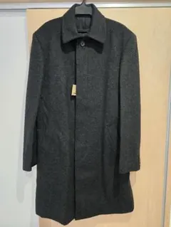 COMME CA ISM ★新品ダークグレー ウールコートLサイズ