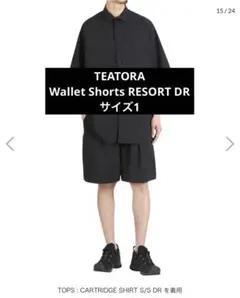 TEATORA Wallet Shorts RESORT DRのサムネイル