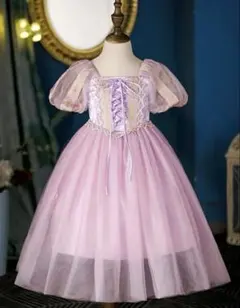 ラプンツェル　ドレス　プリンセス　ディズニー　誕生日　コスチューム　バースデイ