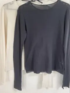 plage ♡ヴィンテージ加工ロングＴシャツ♡ 美品 ロングスリーブTシャツ SURF&BREW カラー ブラック BLACK オリオン