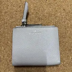 も*ひ様 ケイトスペード　二つ折り財布　ベージュ　レザー