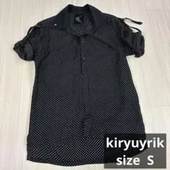 kiryuyrik ドット柄 半袖シャツ バックプリント　2way ロックのサムネイル
