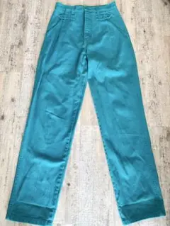 90年代 Wrangler ターコイズ ラングラー カラーパンツ W26