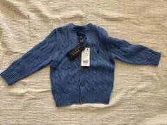 POLO RALPH LAUREN カーディガン 3T ブルー
