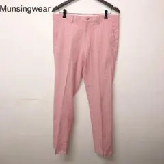 Munsingwear マンシングウェア パンツ ゴルフウェア ピンク チェックのサムネイル