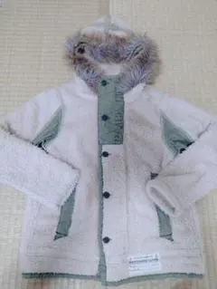 DENIM＆DUNGAREE の ボアジャケット 130cmサイズです！