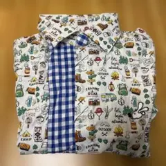 半袖シャツ　柄あり