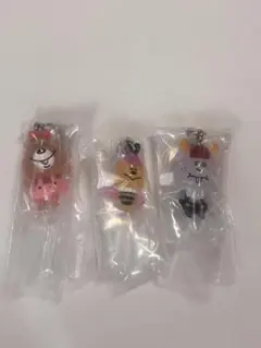 ガチャクマタン めじるしアクセサリー 3個セット