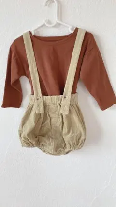 ロンパース セットアップ サロペット サスペンダー付きボトム ブルマ ベビー服
