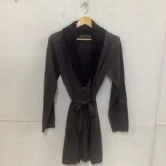 4.17◎A667◎イーハイフンワールドギャラリー◎ロングカーディガン◎グレー系